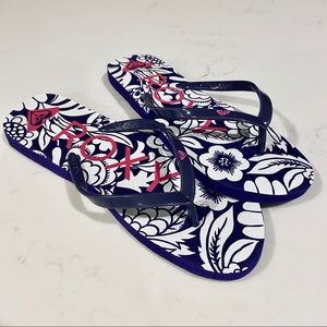 Roxy Women’s Flip Flop Sandals Purple White 8/9